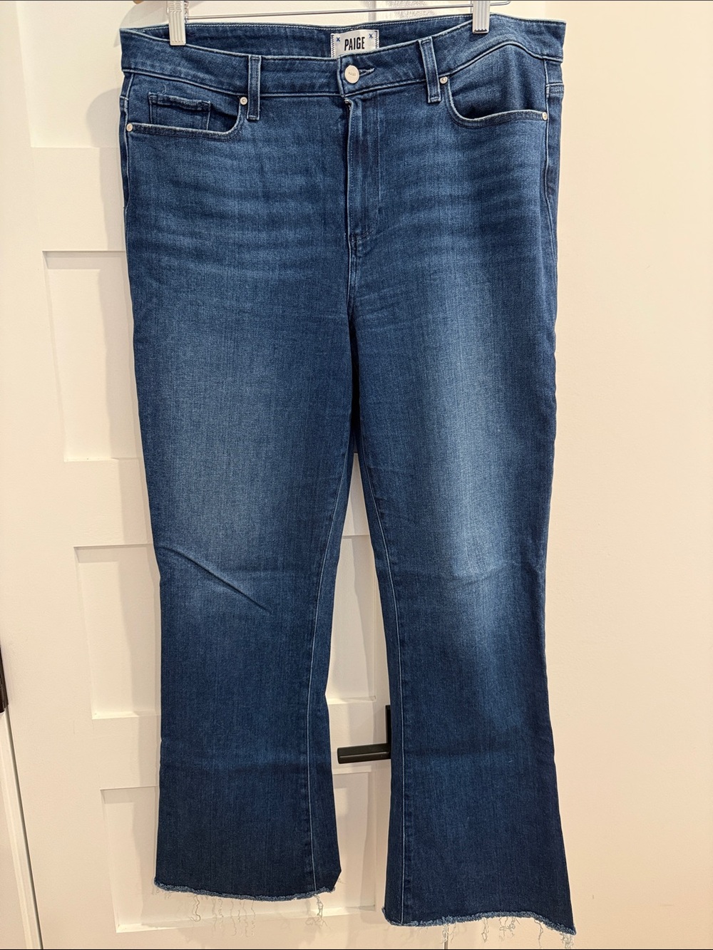 PAIGE High-Rise Laurel Canyon wide leg jeans - Size 34